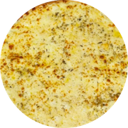 QUEIJOS: 01- Mussarela - Pizza Grande (Ingredientes: Azeitonas, Molho, Mussarela, Orégano)