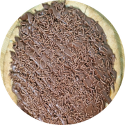 DOCES: 60 - Brigadeiro - Pizza Grande (Ingredientes: Chocolate ao Leite, Granulado)