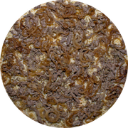 Brood: Filé Acebolado - Pizza Pré-Assada | Grande (Ingredientes: Molho de Tomate, Muçarela, Iscas de Filé, Cebola Chapeada, Orégano)