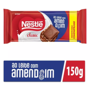 Chocolate: Nestle com Amendoim - Barra Familia 150g)