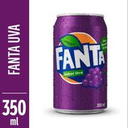 Refrigerante: Fanta Uva Lata - 350ml