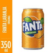 Refrigerante: Fanta Laranja Lata - Fanta Laranja 350ml