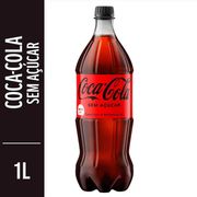 Refrigerante: Coca-Cola ZERO 1L - Coca-Cola ZERO 1L