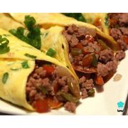 Crepioca: Crepioca com Filé Mignon - Crepioca com Filé Mignon