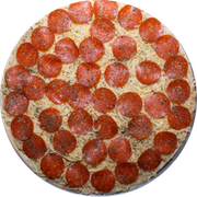 Brood: Pepperoni - Pizza Pré-Assada | Grande (Ingredientes: Molho de Tomate, Muçarela, Pepperoni, Orégano)