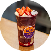 Açaí: Açaí Irresistível - Açaí sem adicionais 330ml (Ingredientes: POUPA DE AÇAÍ)