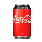Balas, Doces e Refrigerantes: Coca-Cola zero 350ml - Coca Zero