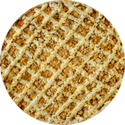 Tradicionais: Frango ao Catupiry - Pizza Grande (Ingredientes: Catupiry, Frango, Molho de Tomate, Mussarela, Orégano)