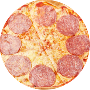 Premium: salame - Pizza Grande (Ingredientes: Molho de Tomate, Mussarela, Orégano, Salame Italiano)