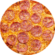 Tradicionais: Lombinho - Pizza Grande (Ingredientes: Lombinho, Molho de Tomate, Mussarela, Orégano)