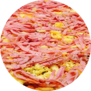 Tradicionais: Presunto - Pizza Grande (Ingredientes: Molho de Tomate, Mussarela, Orégano, Presunto)