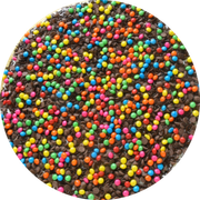 Doces: Brigadeiro - Pizza Grande (Ingredientes: Chocolate, Granulado, Molho de Tomate, Mussarela)