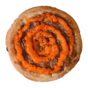 Esfihas SALGADAS ESPECIAIS: Esfiha Carne C/ Cheddar - Carne Moída Temperada, Cebola, Tomate e Cheddar