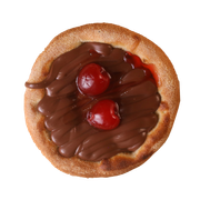 Esfihas DOCES ESPECIAIS: Esfiha Floresta Negra - Chocolate ao leite e Cerejas