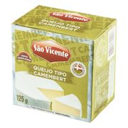 Queijos e Petiscos: Queijo Camembert São Vicente 125g - 125g