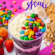 Açaí: Açaí 300ml - Açaí (Ingredientes: +Ingredientes à Escolha, Selecione Adicionais à Vontade + 01 Cobertura)