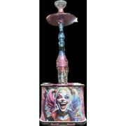 Nargui les Completos: Kit Narguile Completo Alerquina - 1 Steam Alerquina1 Rosh Bking Alerquina1 Vaso1 Mangueira Anti Chamas Rosa Claro com piteira Azul Claro1 Mesa de Apoio Personalizada Alerquina
