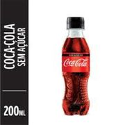 Refrigerantes: coca cola zero 200 ml - refri