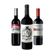 Kits: Kit Vinhos Cabernet Sauvignon - Alma Joven + Cordero + Parrales - 750ml