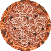Tradicionais: 29.Calabresa Especial - Pizza Grande (Ingredientes: Calabresa Fatiada, Cebola, Cream Cheese, Molho de Tomate Italiano, Mussarela)