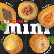 Mini Coxinhas | 10g: Mini 30 - 30 un (Ingredientes: Nosso pacote individual com 30 Mini Coxinhas de 10g cada é ideal para quem deseja saborear sozinho.)