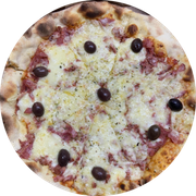 Tradicionais: Toscana - Pizza Grande (Ingredientes: Calabresa Fatiada, Mussarela)