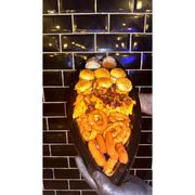 Barca de Lanches: Combo 3 - 6 mini hambúrguerBatata supremaAnel de cebolaStick de queijo+Refrigerante 1,5L
