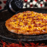 Tradicionais: 04-Truque da Galinha (Milho e Catupiry) - Pizza Grande (Ingredientes: Catupiry, Milho, Molho de Tomate, Mussarela)