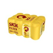Caixa Fechada: Caixa de Skol 350ml - 12un