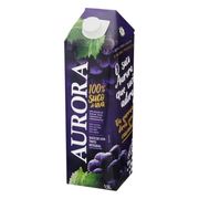 Suco: Suco integral uva tinto aurora 1,5l - suco integral de uva tinto