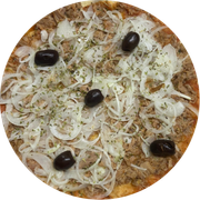 Tradicionais: Atum - Pizza Grande (Ingredientes: Atum, Cebola)