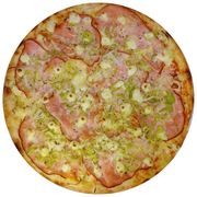 Premium: Defumado de Peru - Pizza Grande (Ingredientes: Alho Poró 50g, Maionese Grill, Molho, Mussarela, Peito de Peru, Requeijão Cremoso)