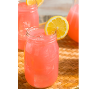 Suco: Pink Lemonade - Limonada com Morango