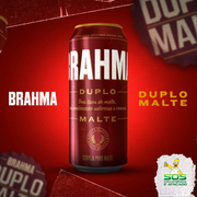 Cerveja: Brahma Duplo Malte Latão 473ml)