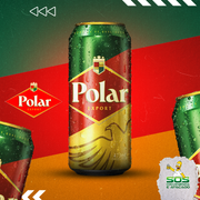 Cerveja: Polar latão 473ml)