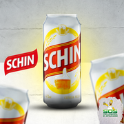 Cerveja: Schin latão 473ml)