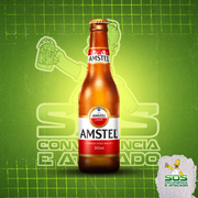 Cerveja: Amstel Longneck 355ml)