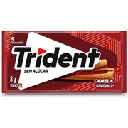 Biscoito, balas e chocolates: TRIDENT CANELA - Chiclete