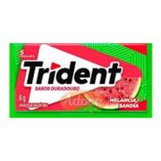 Biscoito, balas e chocolates: TRIDENT MELANCIA - CHICLETE