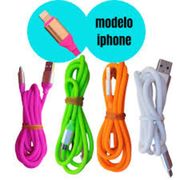 Cabos e Carregadores: Cabo Celular tipo Iphone - Escolha a Cor