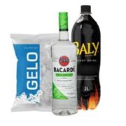 Kit´s Completo: Big Apple+Gelo+Baly 700ml - Rum Bacardi Big Apple tem um sabor fresco de maçãs, elaborada a partir das melhores e mais saborosas maçãs, incluindo maçãs Fuji, Golden Delicious, Granny Smith e variedades que combinadas à receita de Bacardi resultam em um delicioso sabor