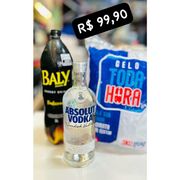Kit´s Completo: Vodka Absolut+Gelo+Baly - A Absolut Vodka é uma Vodka feita exclusivamente a partir de ingredientes naturais encontrados exclusivamente em Ähus na Suécia, e, ao contrário de algumas outras vodkas, ela não contém açúcar. A ausência de açúcar é um dos pontos que mais