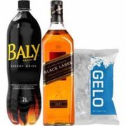 Kit´s Completo: Black Label 1L+Gelo+Baly - Já pensou em ter em sua adega uma bebida única e diferenciada para poder principais suas principais conquistas com os amigos e familiares? Então, tenha na sua adega a saborosa Whisky Johnnie Walker. lém do tradicional sabor de Whisky, o pro