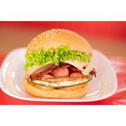 Sanduiches Artesanais: StopCalabresa Artesanal - Sanduiches Artesanais (Ingredientes: calabresa, Hamburguer Caseiro 130g, molho artesanal, ovo, pão brioche, queijo mussarela, verduras)