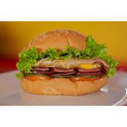 Sanduiches Artesanais: StopBacon Artesanal - Sanduiches Artesanais (Ingredientes: Bacon, Cebola Caramelizada, Hamburguer Caseiro 130g, molho artesanal, ovo, pão brioche, Queijo Cheddar, verduras)