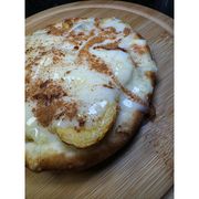 Doces: BANANA - Pizza Doce (Ingredientes: Banana, Canela em Pó, Leite Condensado, Mussarela)