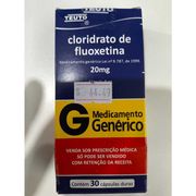 Medicamentos: Fluoxetina comprimido - O cloridrato de fluoxetina aumenta os níveis de serotonina no cérebro, resultando em melhora dos sintomas da depressão, associados ou não à ansiedade, da bulimia nervosa, do transtorno obsessivo-compulsivo