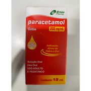 Medicamentos: Paracetamol Gotas *Infantil* - O que é: Este medicamento reduz a febre atuando no centro regulador da temperatura no Sistema Nervoso Central (SNC) e diminui a sensibilidade para a dor. Seu efeito tem início 15 a 30 minutos após a administração oral.
