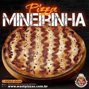 Pizza doce: Mineirinha - Pizza Grande 35cm (Ingredientes: Açucar, Canela em pó, Cream cheese, Doce de leite, Leite condensado, Mussarela)