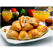 Salgados Assados: Combo de Mini Salgados Assados - 100 Unidades (Ingredientes: opções de combo: 30, 50, 100 unidades)